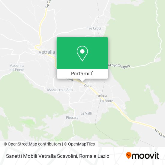 Mappa Sanetti Mobili Vetralla Scavolini