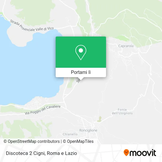 Mappa Discoteca 2 Cigni