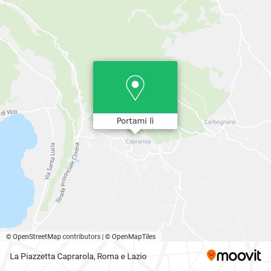 Mappa La Piazzetta Caprarola
