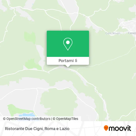 Mappa Ristorante Due Cigni