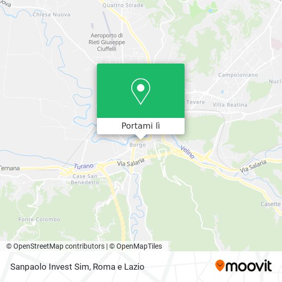 Mappa Sanpaolo Invest Sim