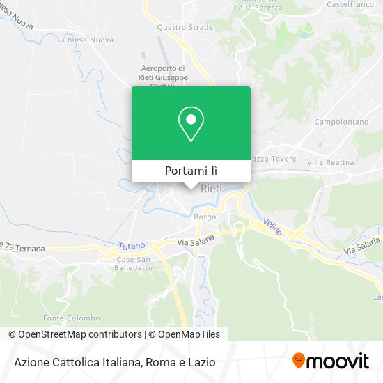 Mappa Azione Cattolica Italiana