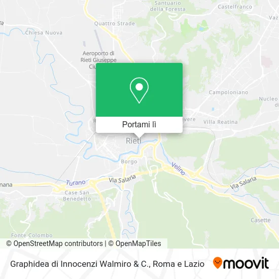 Mappa Graphidea di Innocenzi Walmiro & C.