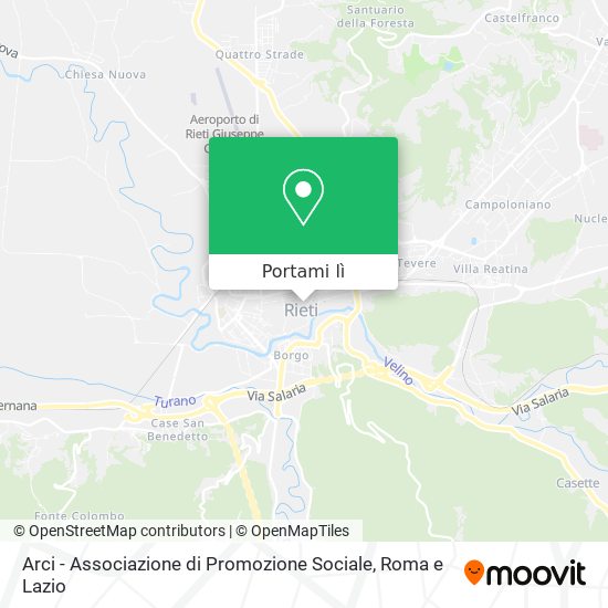 Mappa Arci - Associazione di Promozione Sociale