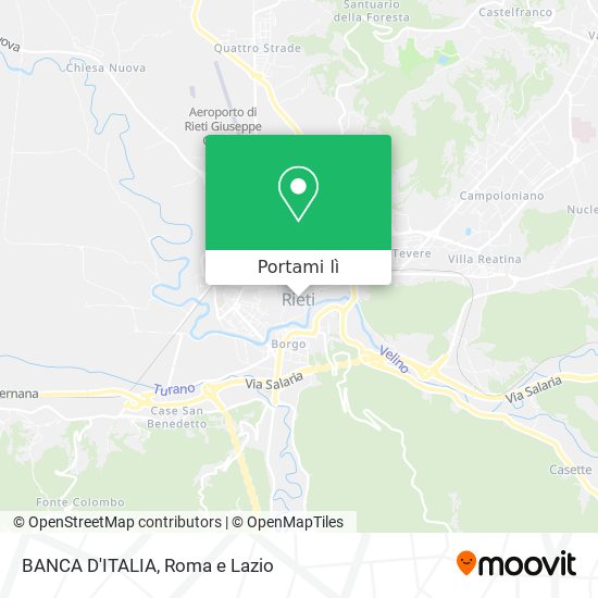 Mappa BANCA D'ITALIA