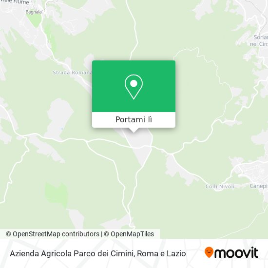 Mappa Azienda Agricola Parco dei Cimini