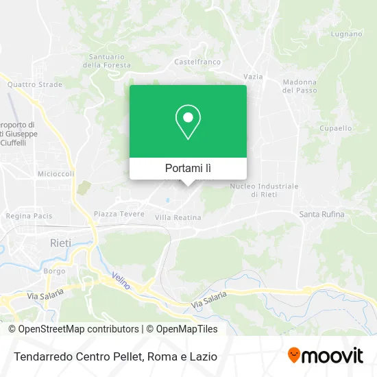 Mappa Tendarredo Centro Pellet