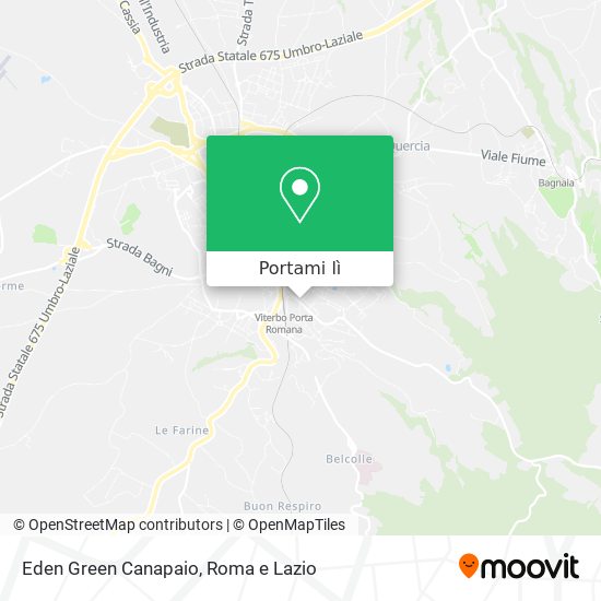 Mappa Eden Green Canapaio