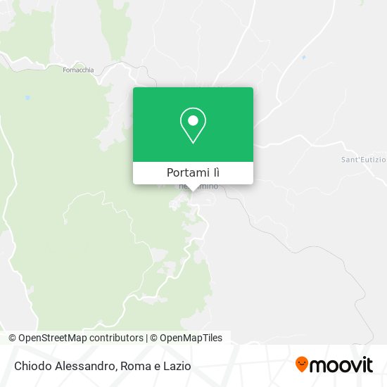 Mappa Chiodo Alessandro