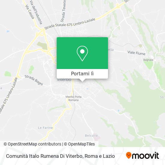Mappa Comunità Italo Rumena Di Viterbo