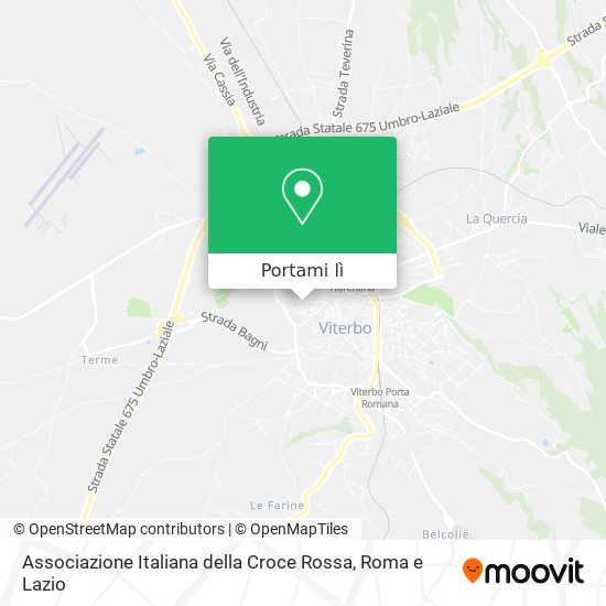 Mappa Associazione Italiana della Croce Rossa