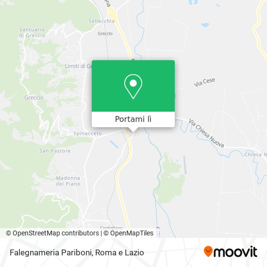 Mappa Falegnameria Pariboni