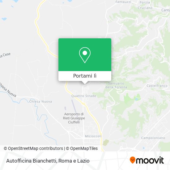 Mappa Autofficina Bianchetti