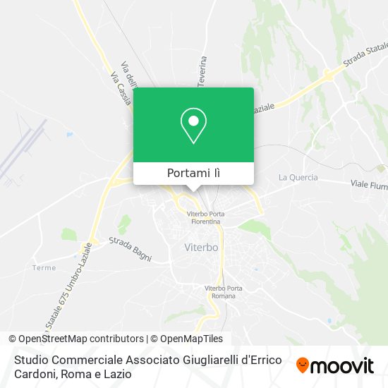 Mappa Studio Commerciale Associato Giugliarelli d'Errico Cardoni