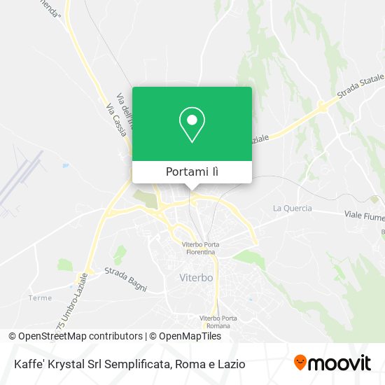 Mappa Kaffe' Krystal Srl Semplificata