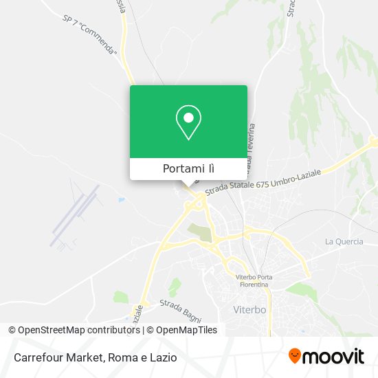 Mappa Carrefour Market