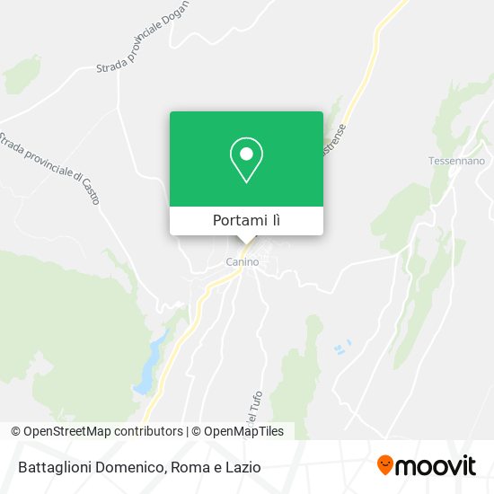 Mappa Battaglioni Domenico