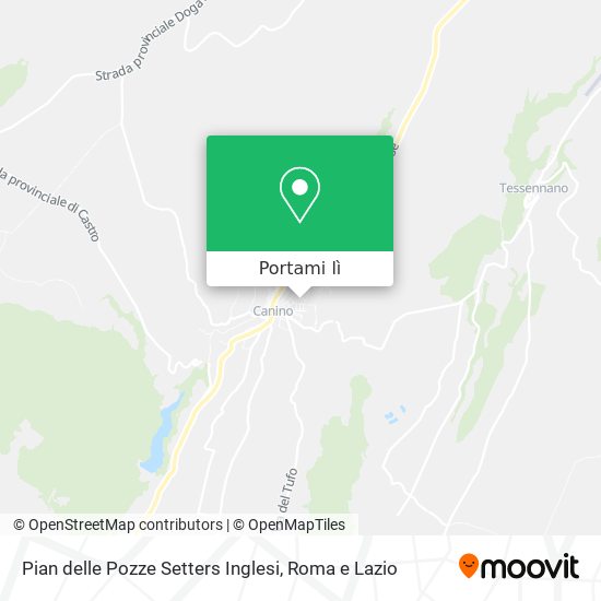 Mappa Pian delle Pozze Setters Inglesi