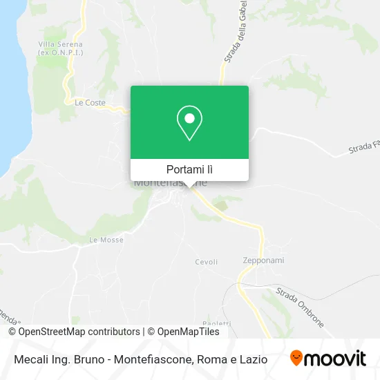 Mappa Mecali Ing. Bruno - Montefiascone