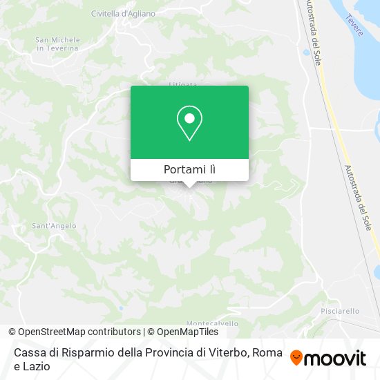 Mappa Cassa di Risparmio della Provincia di Viterbo