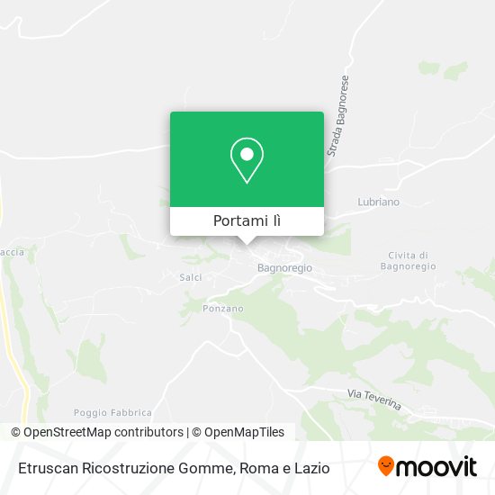 Mappa Etruscan Ricostruzione Gomme