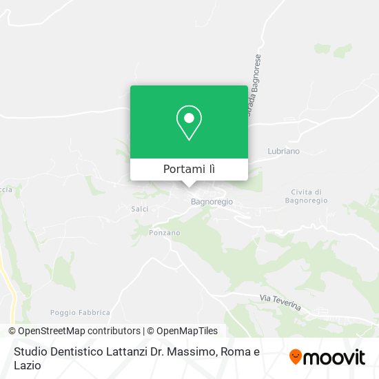 Mappa Studio Dentistico Lattanzi Dr. Massimo