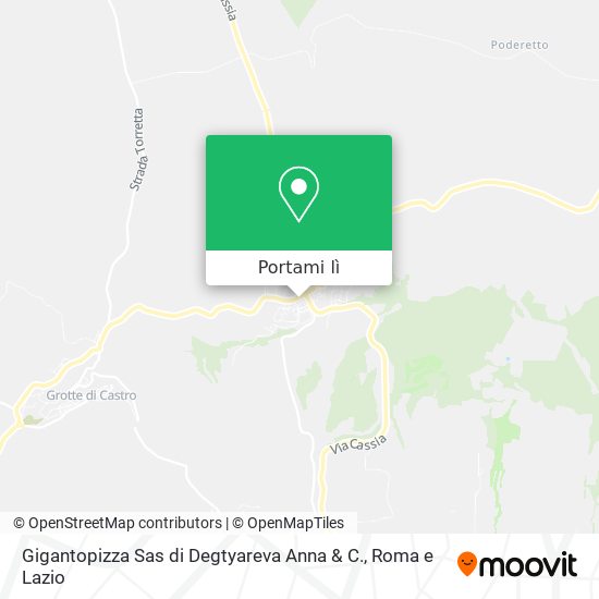 Mappa Gigantopizza Sas di Degtyareva Anna & C.