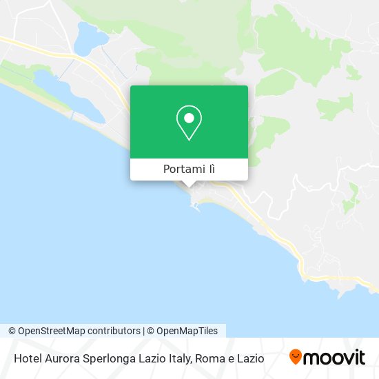 Mappa Hotel Aurora Sperlonga Lazio Italy