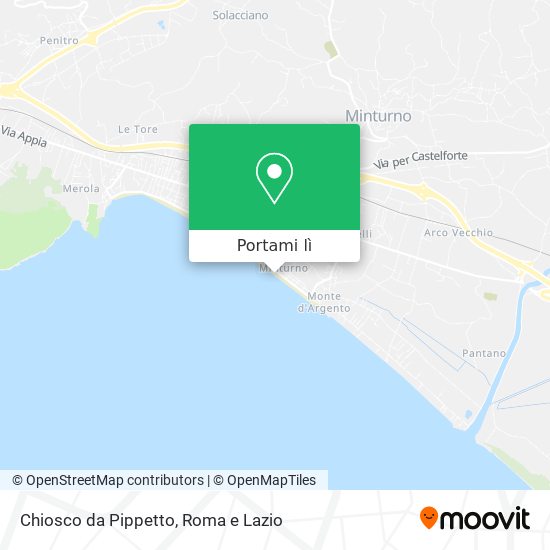 Mappa Chiosco da Pippetto