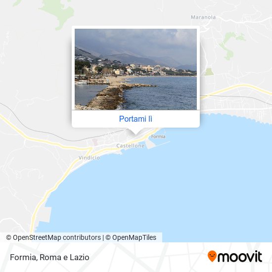 Mappa Formia