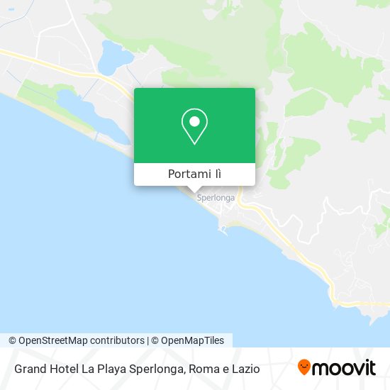 Mappa Grand Hotel La Playa Sperlonga