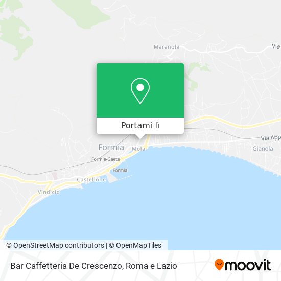 Mappa Bar Caffetteria De Crescenzo