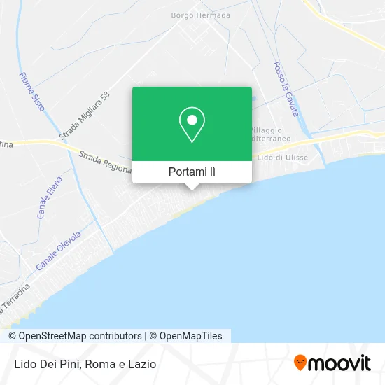 Mappa Lido Dei Pini