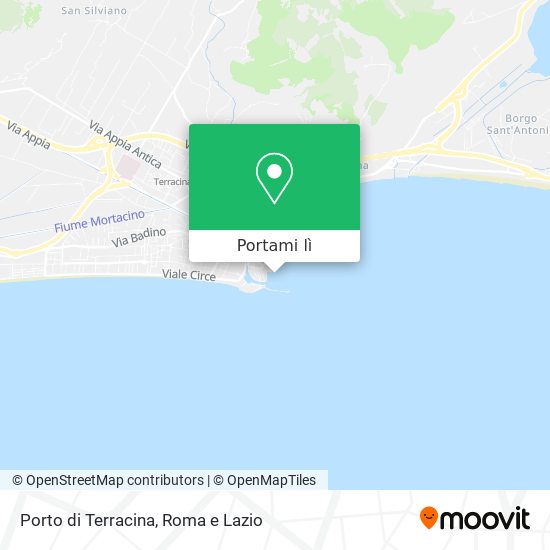 Mappa Porto di Terracina