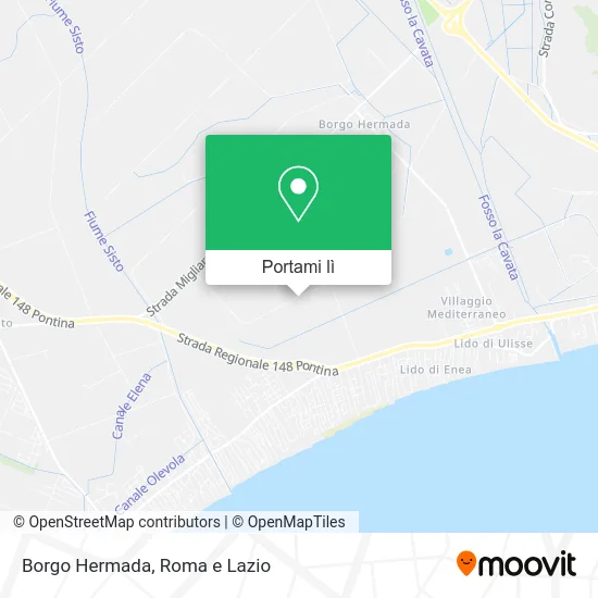 Mappa Borgo Hermada