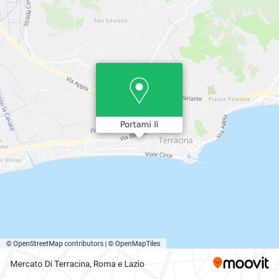 Mappa Mercato Di Terracina