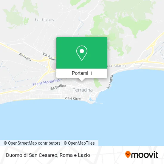 Mappa Duomo di San Cesareo