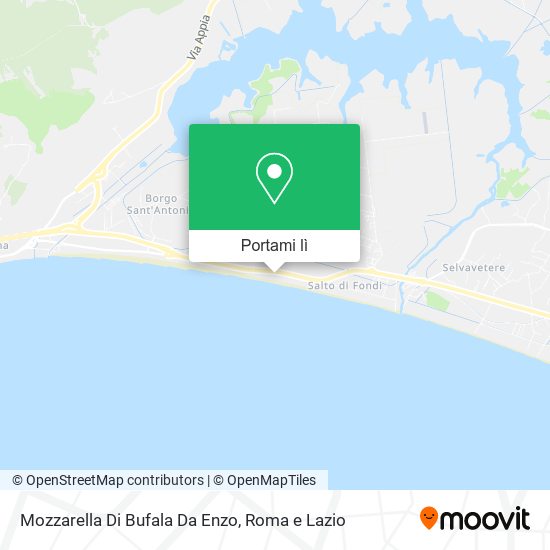 Mappa Mozzarella Di Bufala Da Enzo