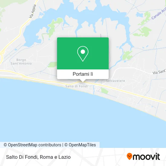 Mappa Salto Di Fondi