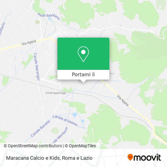 Mappa Maracana Calcio e Kids