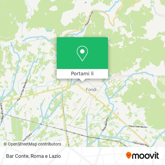 Mappa Bar Conte