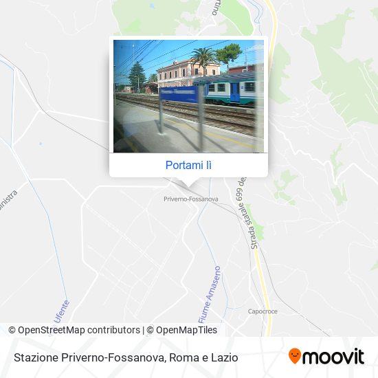 Mappa Stazione Priverno-Fossanova