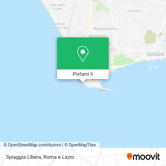 Mappa Spiaggia Libera