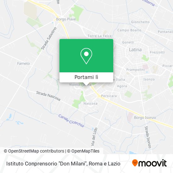 Mappa Istituto Conprensorio "Don Milani"