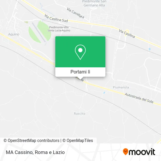 Mappa MA Cassino