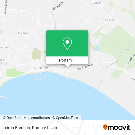 Mappa circo Ercolino