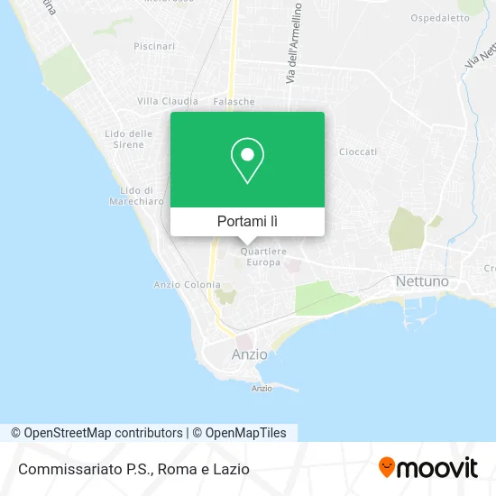 Mappa Commissariato P.S.