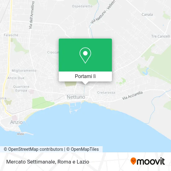 Mappa Mercato Settimanale