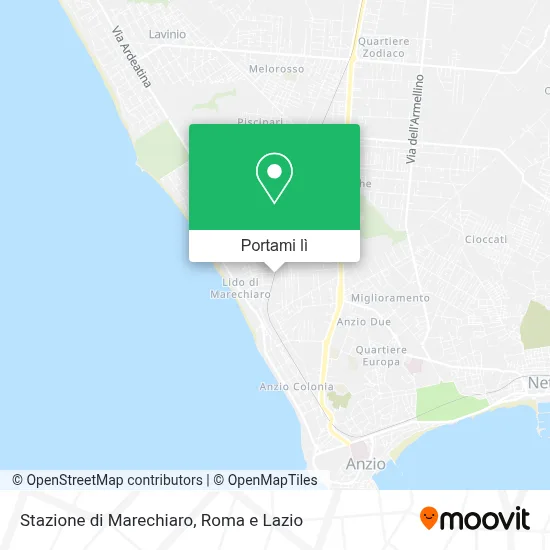 Mappa Stazione di Marechiaro