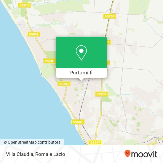 Mappa Villa Claudia